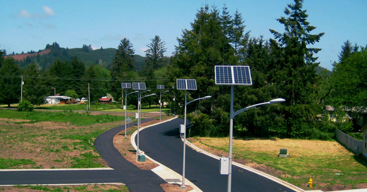 Lámparas solares para alumbrado público y su funcionamiento