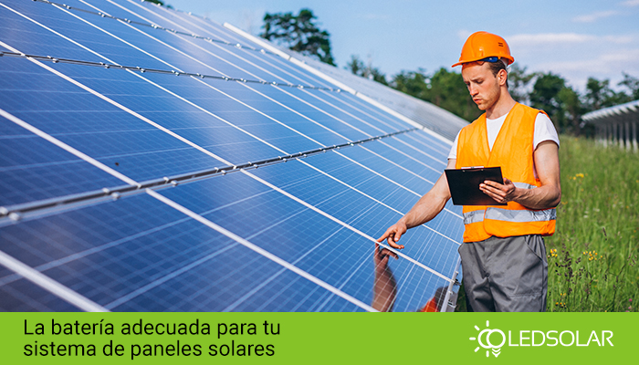 Conoce cómo elegir baterías para paneles solares