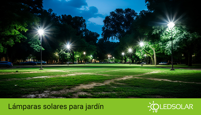 Lámparas solares para jardín: Ahorro de energía y sostenibilidad