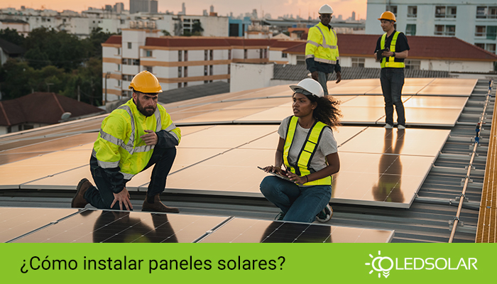¿Cómo instalar paneles solares?
