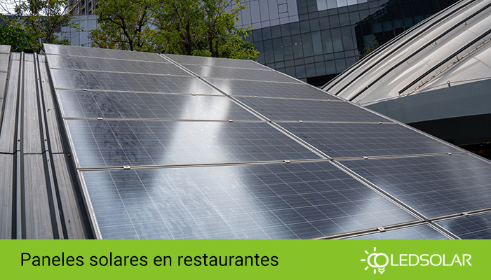 Instalación de paneles solares en restaurantes
