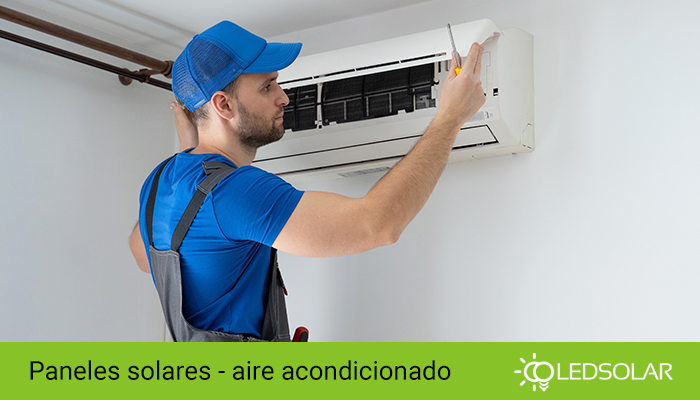 ¿Cuántos paneles solares necesito para un aire acondicionado?