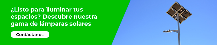 Contáctanos para integrar paneles solares.