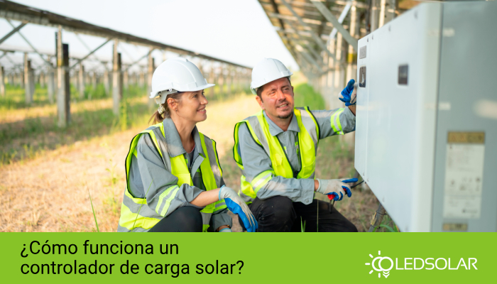 ¿Cómo funciona un controlador de carga solar?